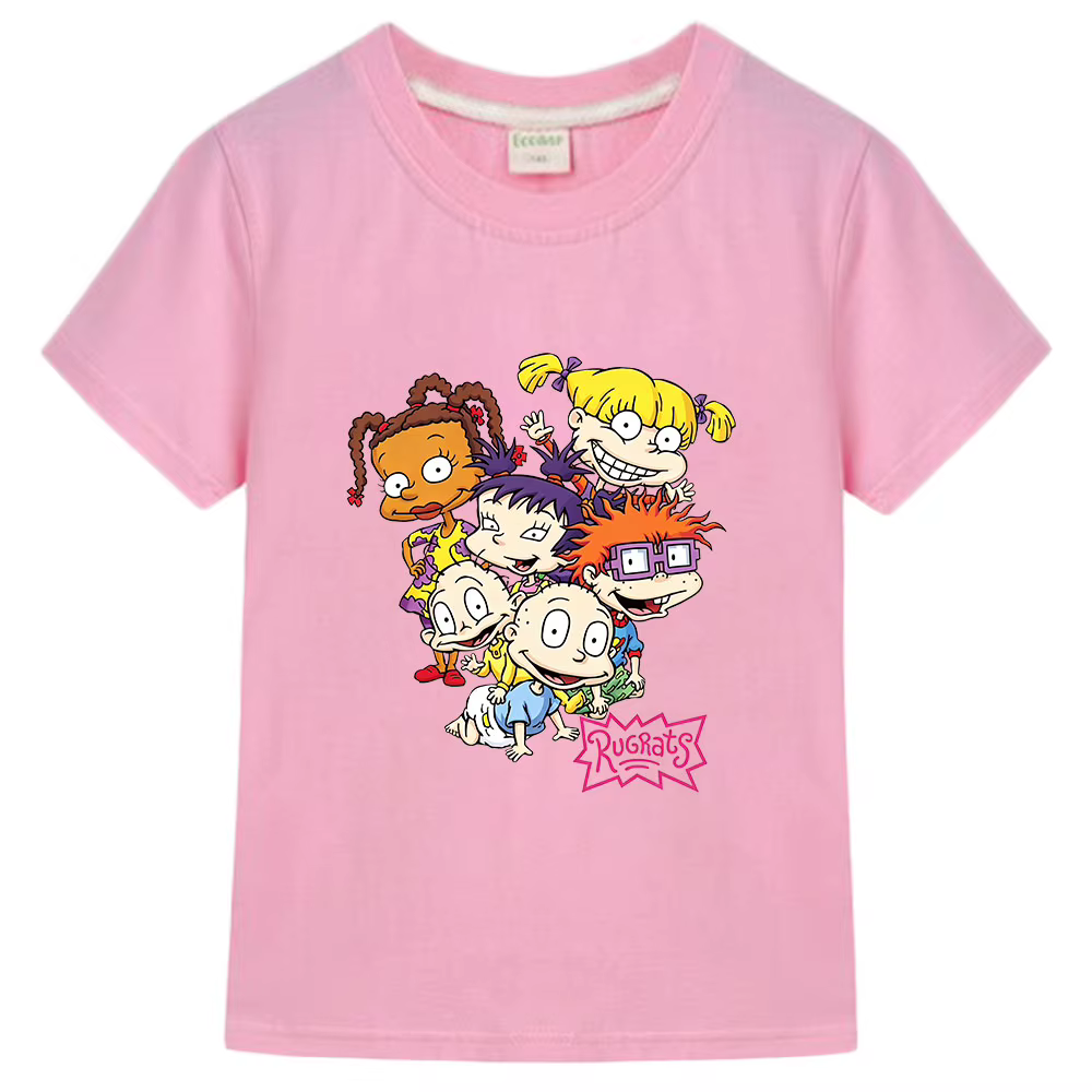 T-shirt pour enfants Rugrats 100% coton imprimé dessin animé