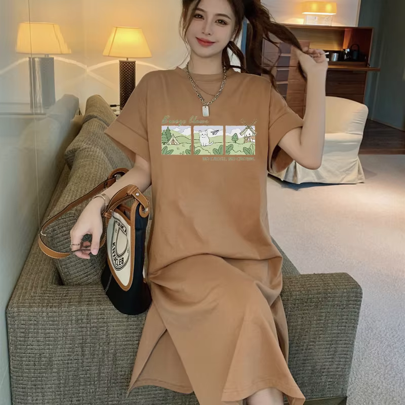 Robe longue décontractée pour femmes