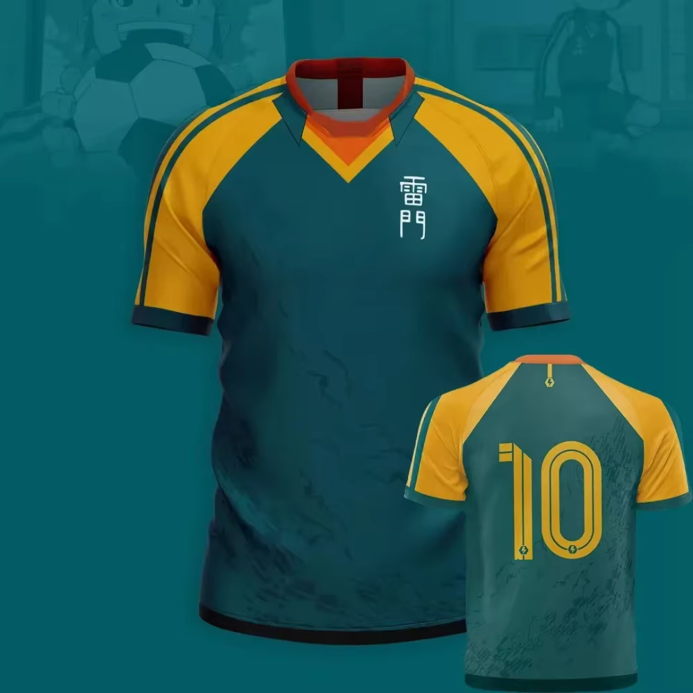 Japon Anime maillot de football Inazuma onze Kaio T-shirt haut Vintage hommes femmes vêtements Harajuku hauts sport