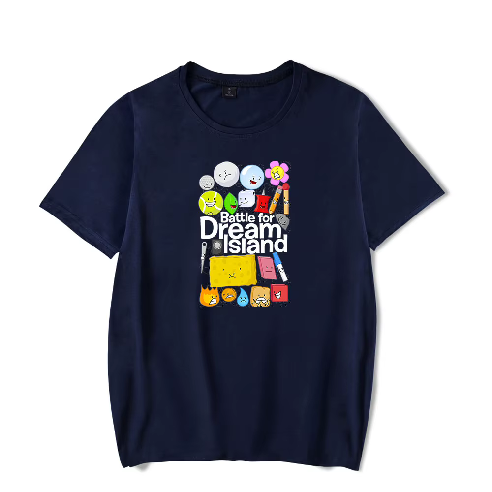 Jacknjellify BFDI bataille pour Dream Island T-Shirt hommes et femmes à manches courtes