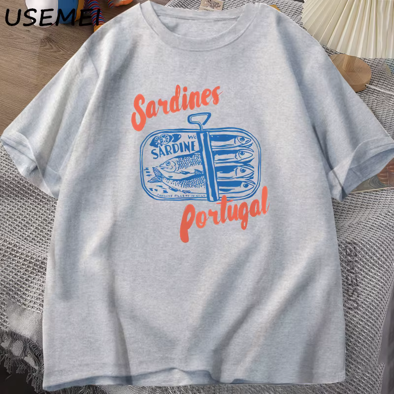 Sardines poisson étamé T-Shirt Portugal