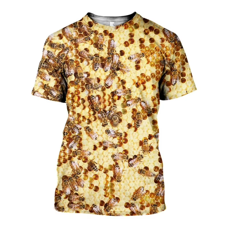 T-shirt graphique à imprimé 3D pour hommes et femmes