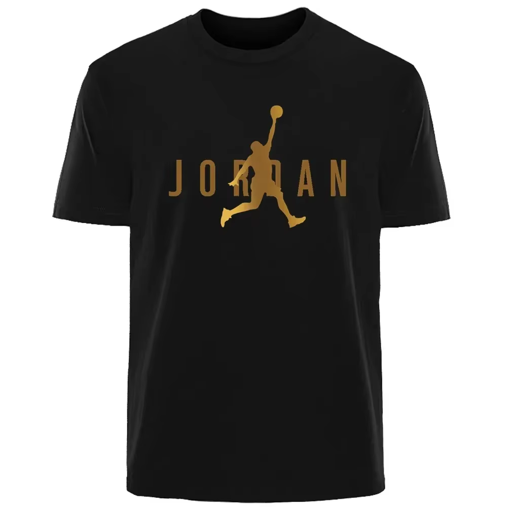 T-shirt coréen de luxe classique en coton pur pour hommes et femmes