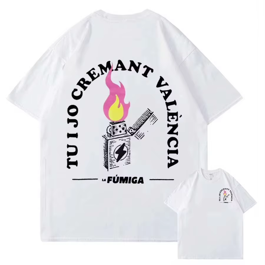 T-shirt La Fumiga Tu I Jo Cremant València pour hommes et femmes