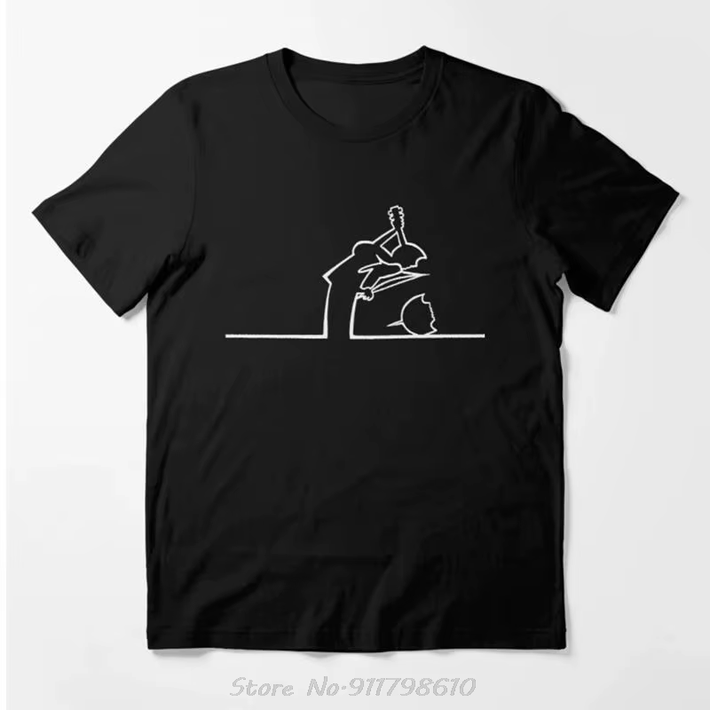 La Linea Happy t-shirt hommes coton respirant graphique col rond