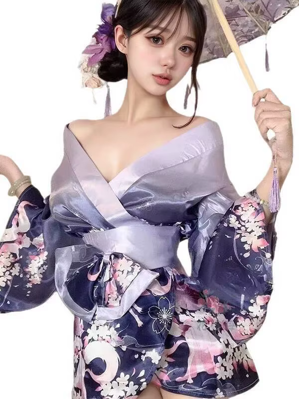 Kimono élégant de Style japonais