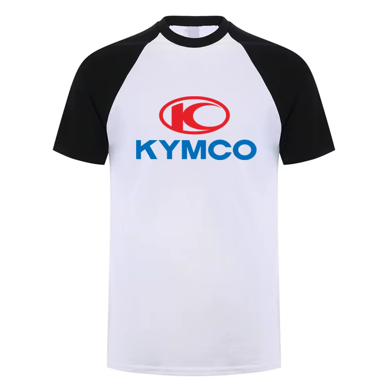 Kymco Hommes T Shirt Mode Coton Manches Courtes Drôle Graphique Tee