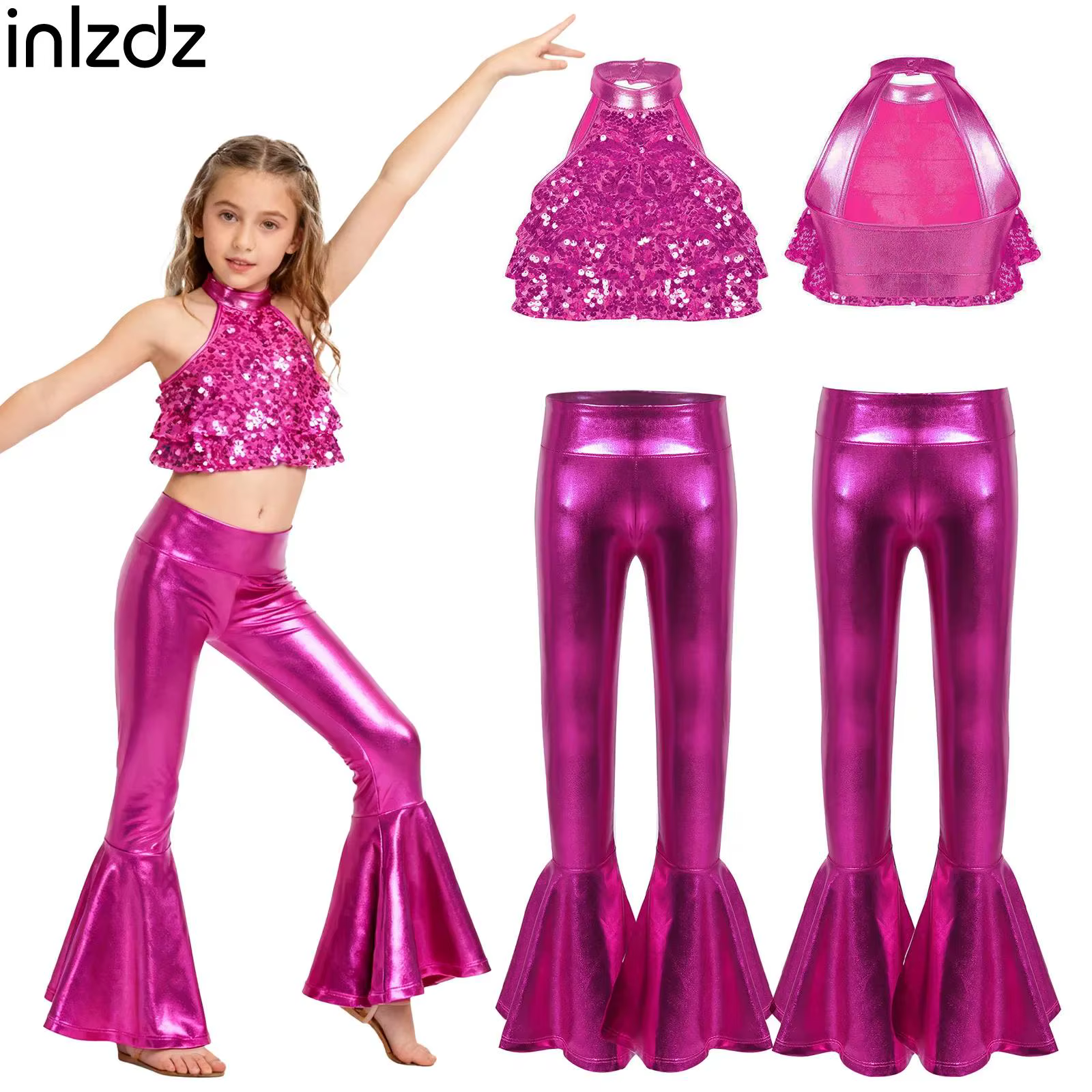 Tenue de danse latine Jazz pour adolescentes
