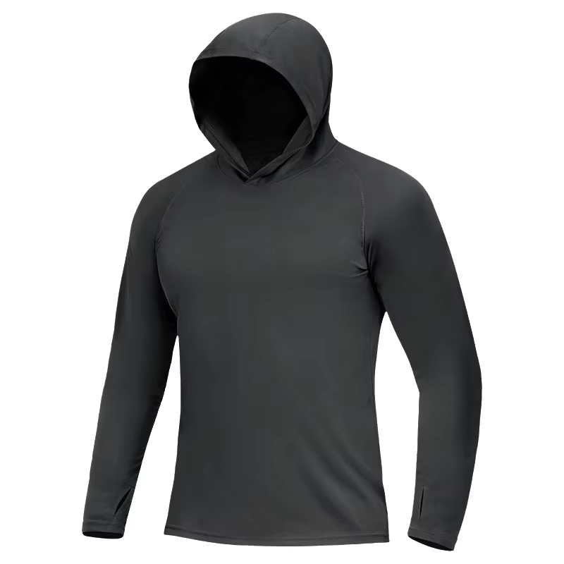 T-shirt de fitness à manches longues pour homme