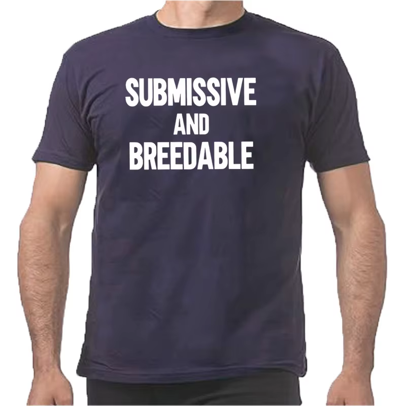 T-shirt soumis et respirant Humor drôle femmes hommes vêtements 100% coton unisexe col rond été t-shirts taille ue