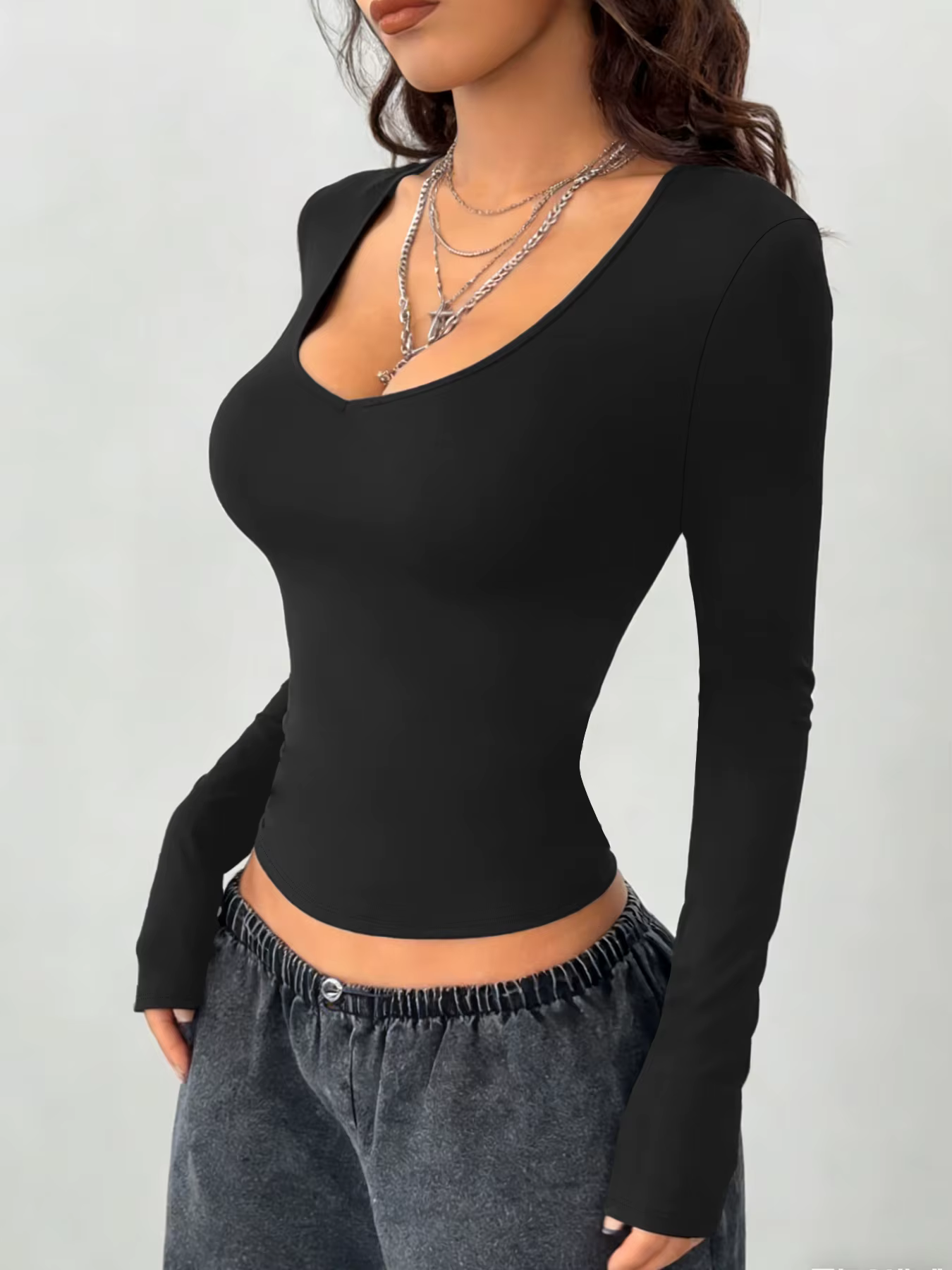 T-shirt à manches longues pour femme