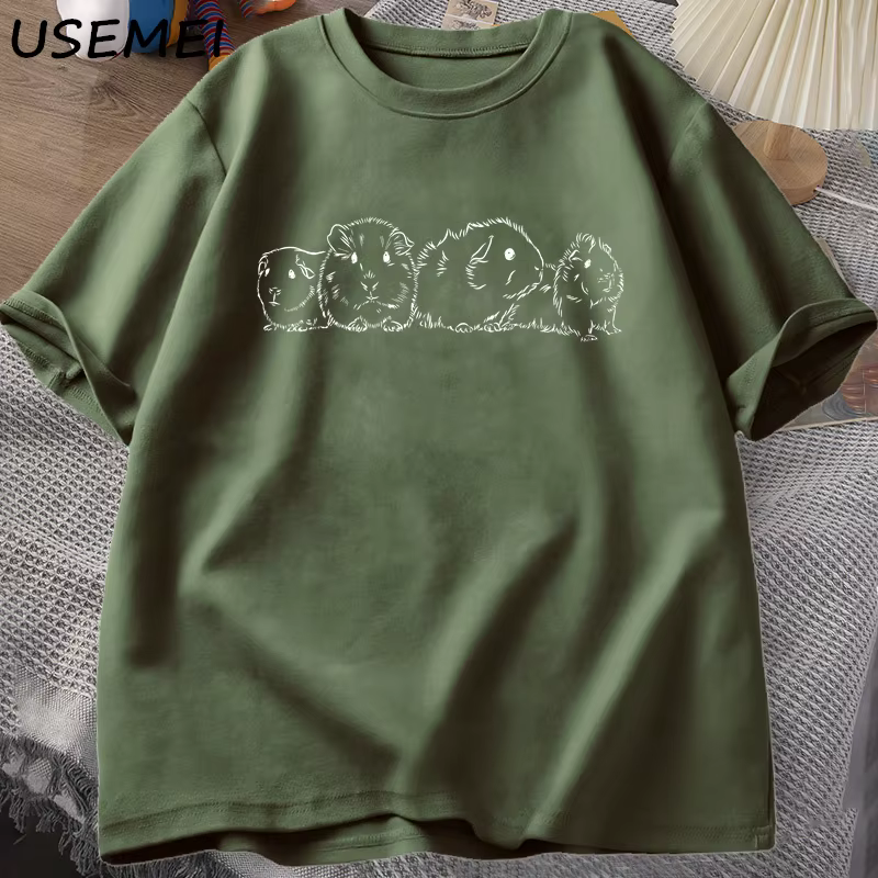 Cochon d'Inde T-Shirt homme à manches courtes coton