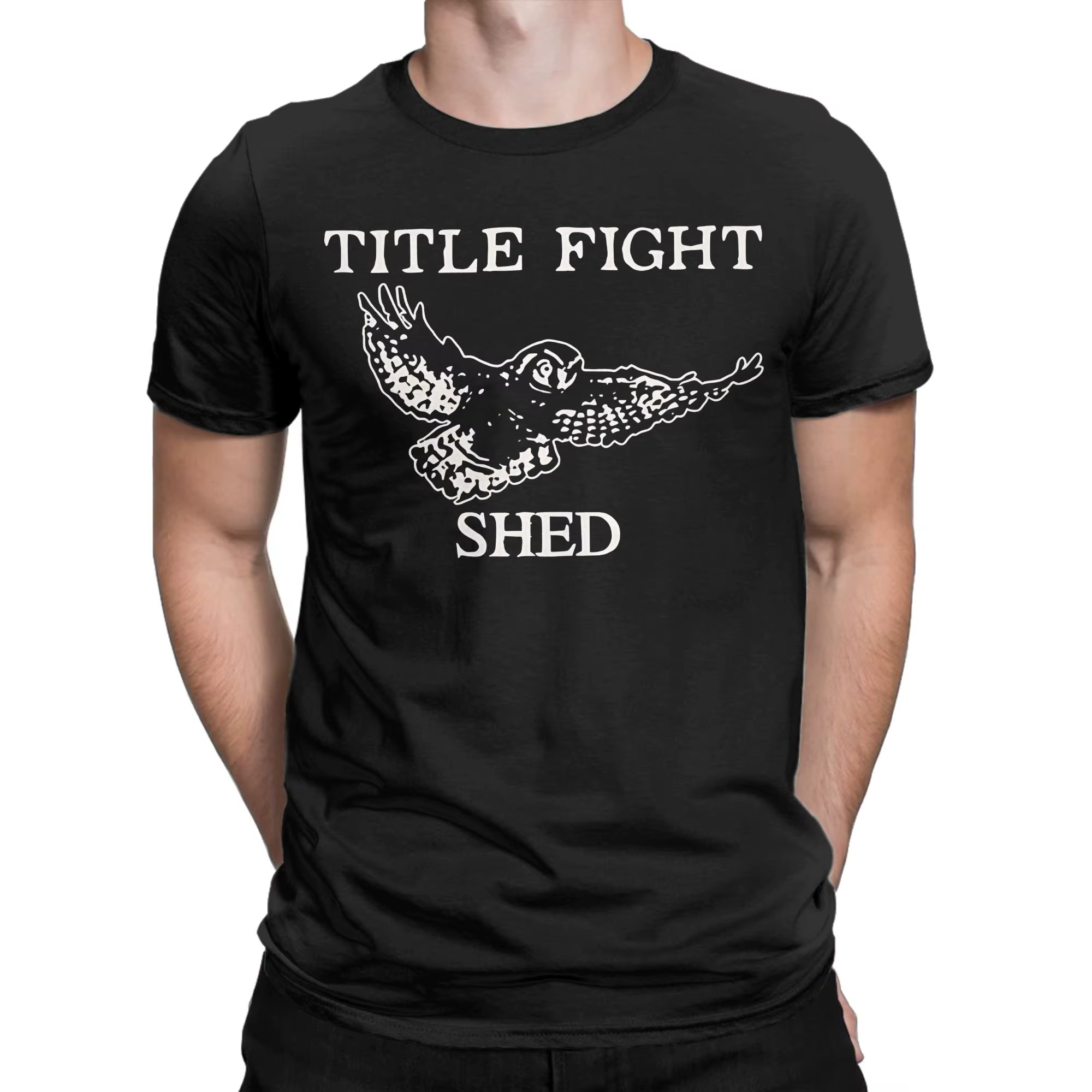 T-shirts pour hommes Title Fight Shed Owl