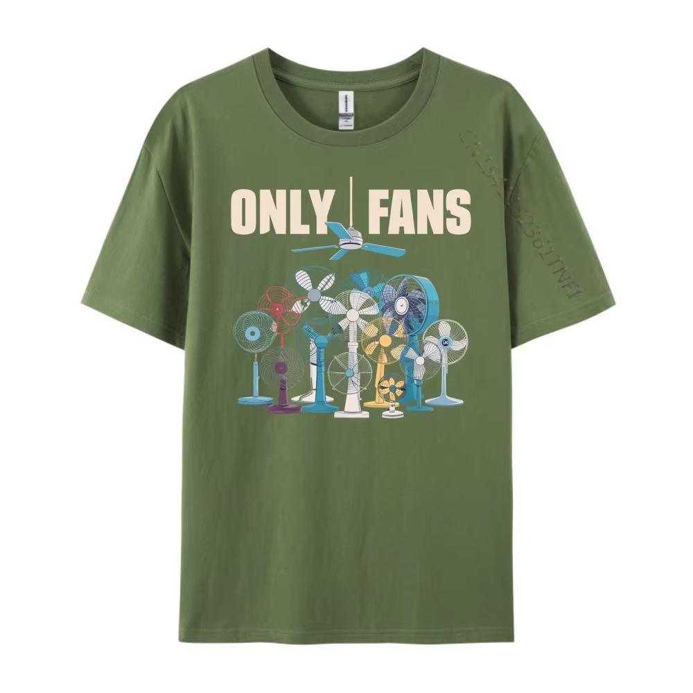 T-shirts en coton imprimés à manches courtes pour hommes