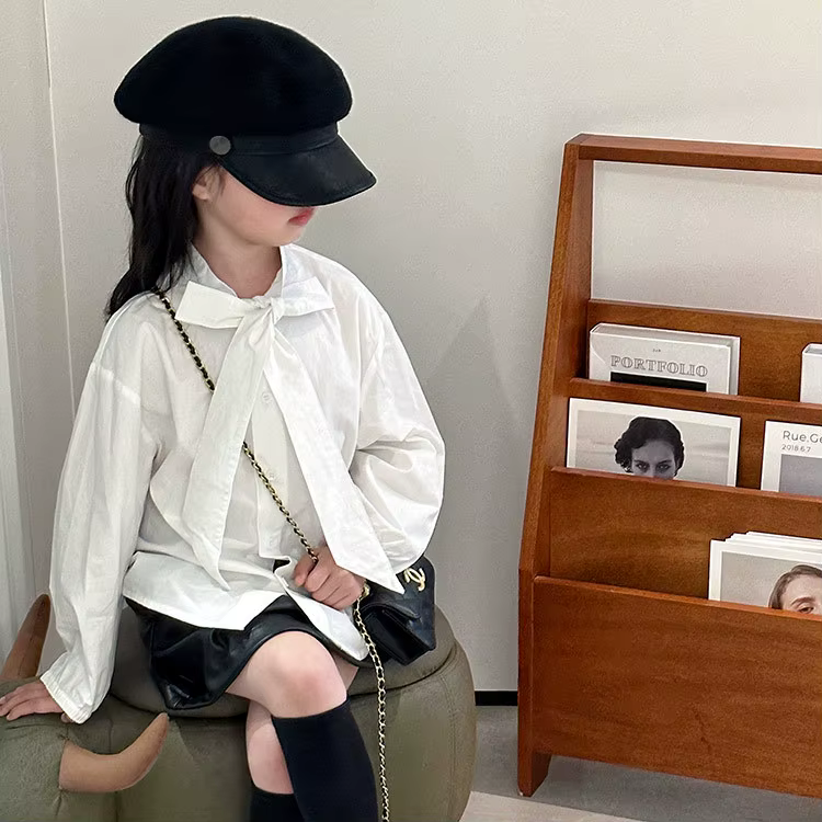 Chemise à Manches sulfpour Fille