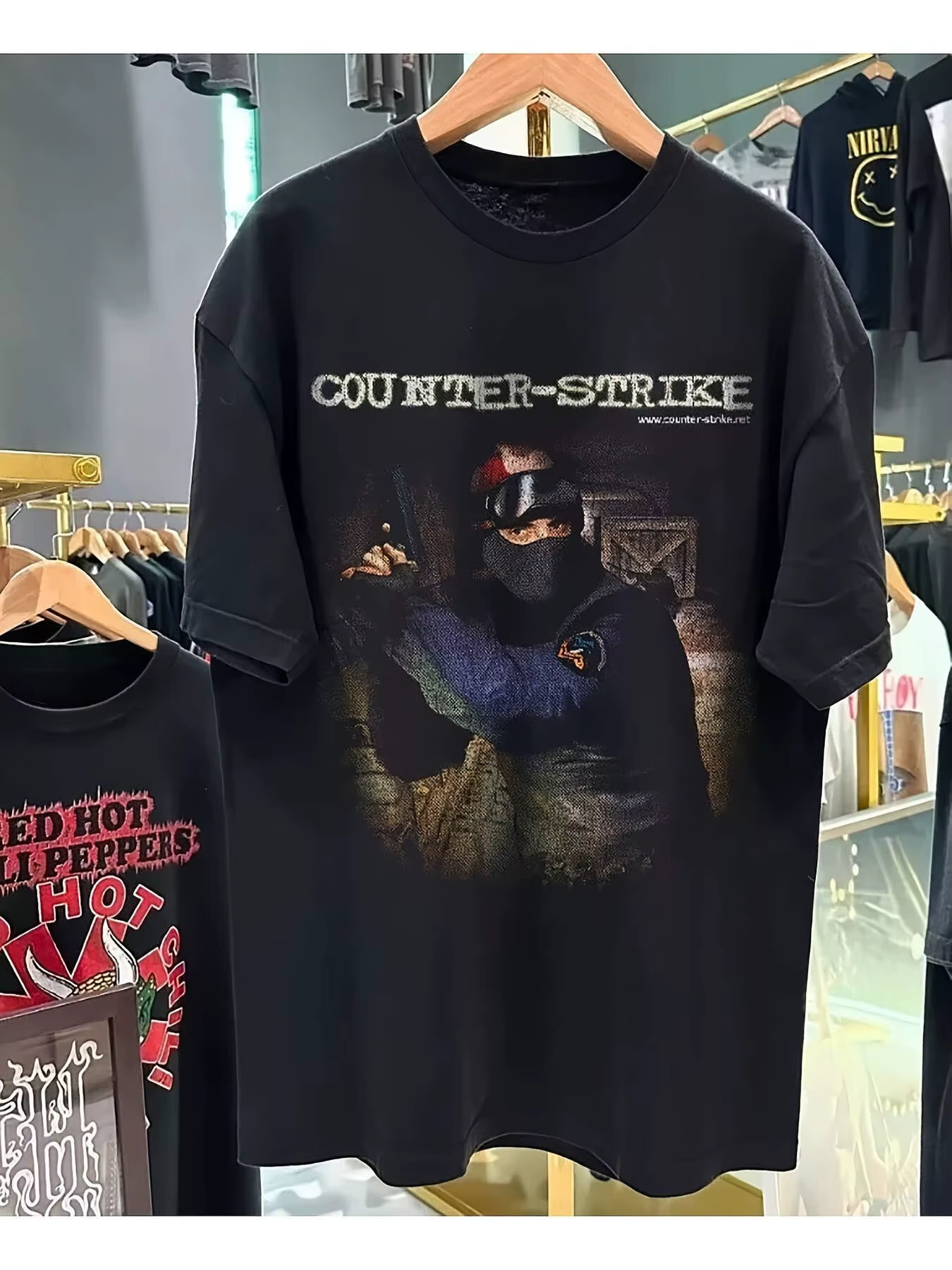 T-shirt de jeu rétro Counter Strike 1.6 1999 pour hommes