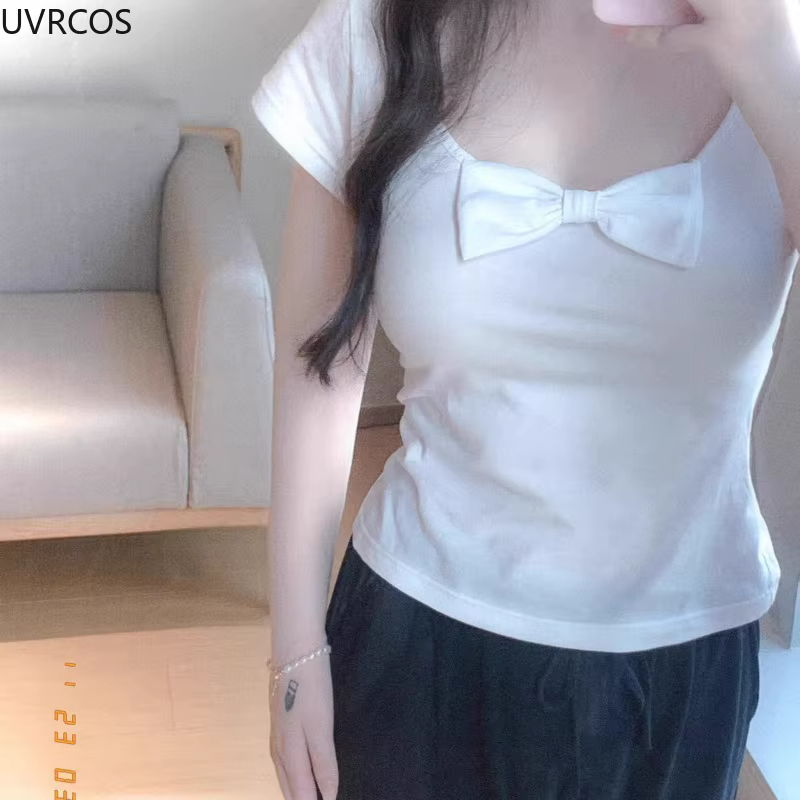 T-Shirt en coton rose pour femmes