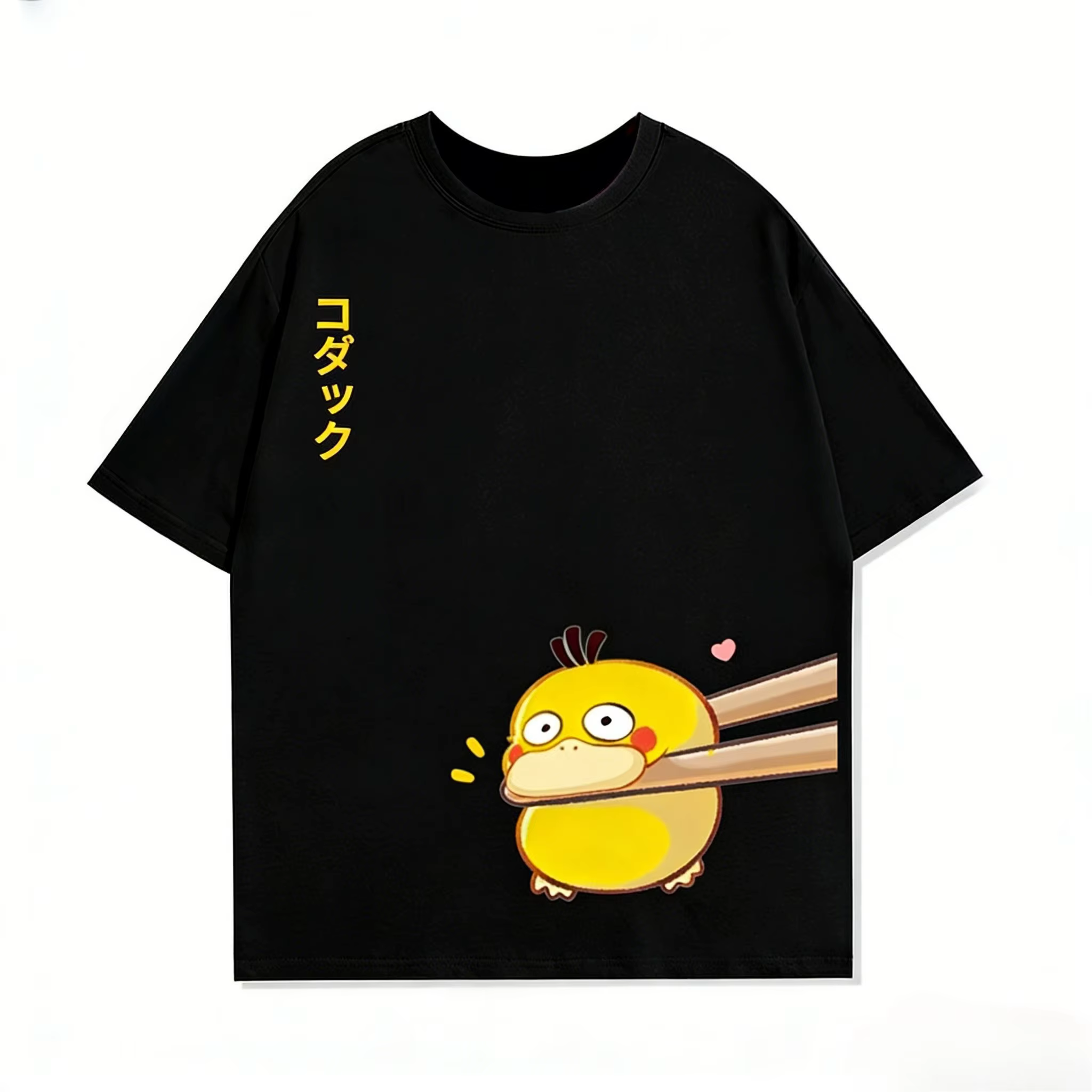 T-shirt imprimé graphique Anime Pokémon pour hommes et femmes