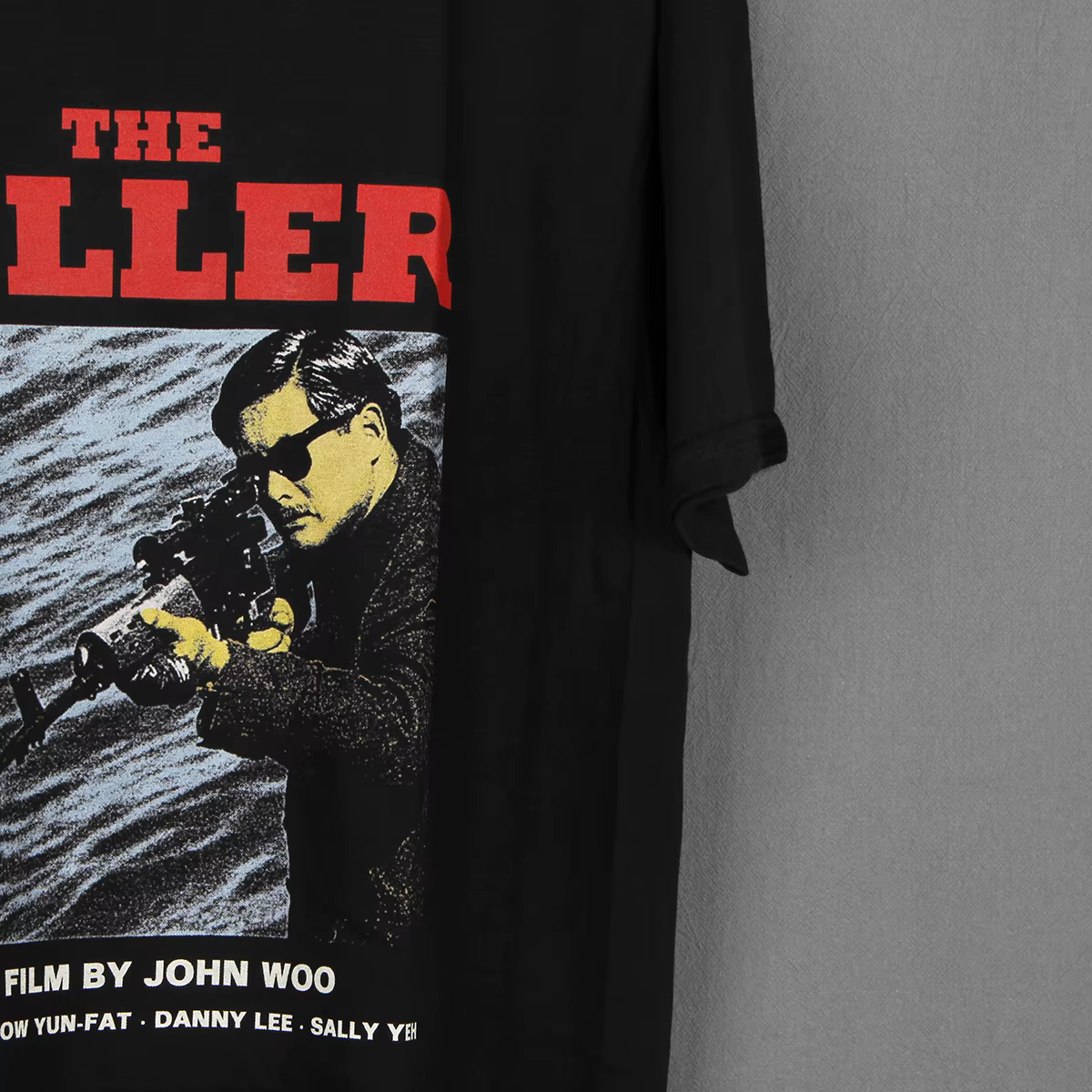 Le tueur T-Shirt sangshed de deux héros John Woo Yun Fat Chow HK film un meilleur demain balle dans la tête chemise pour hommes