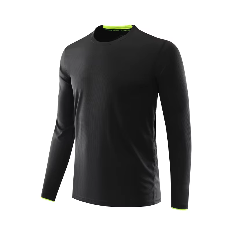 T-shirt de sport à manches longues à séchage rapide