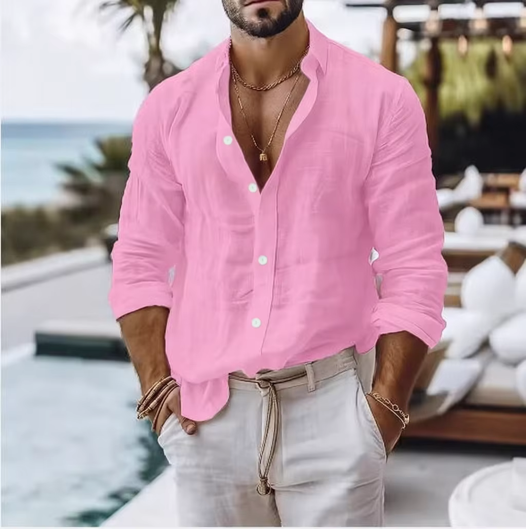 Chemise en coton pour hommes
