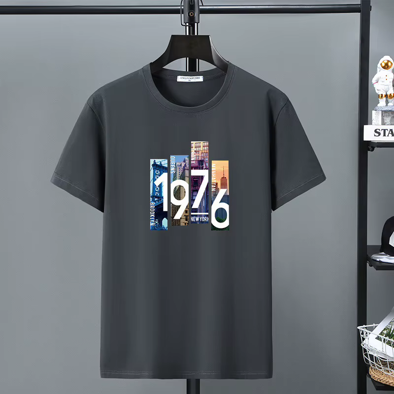 T-shirt rouge pour hommes