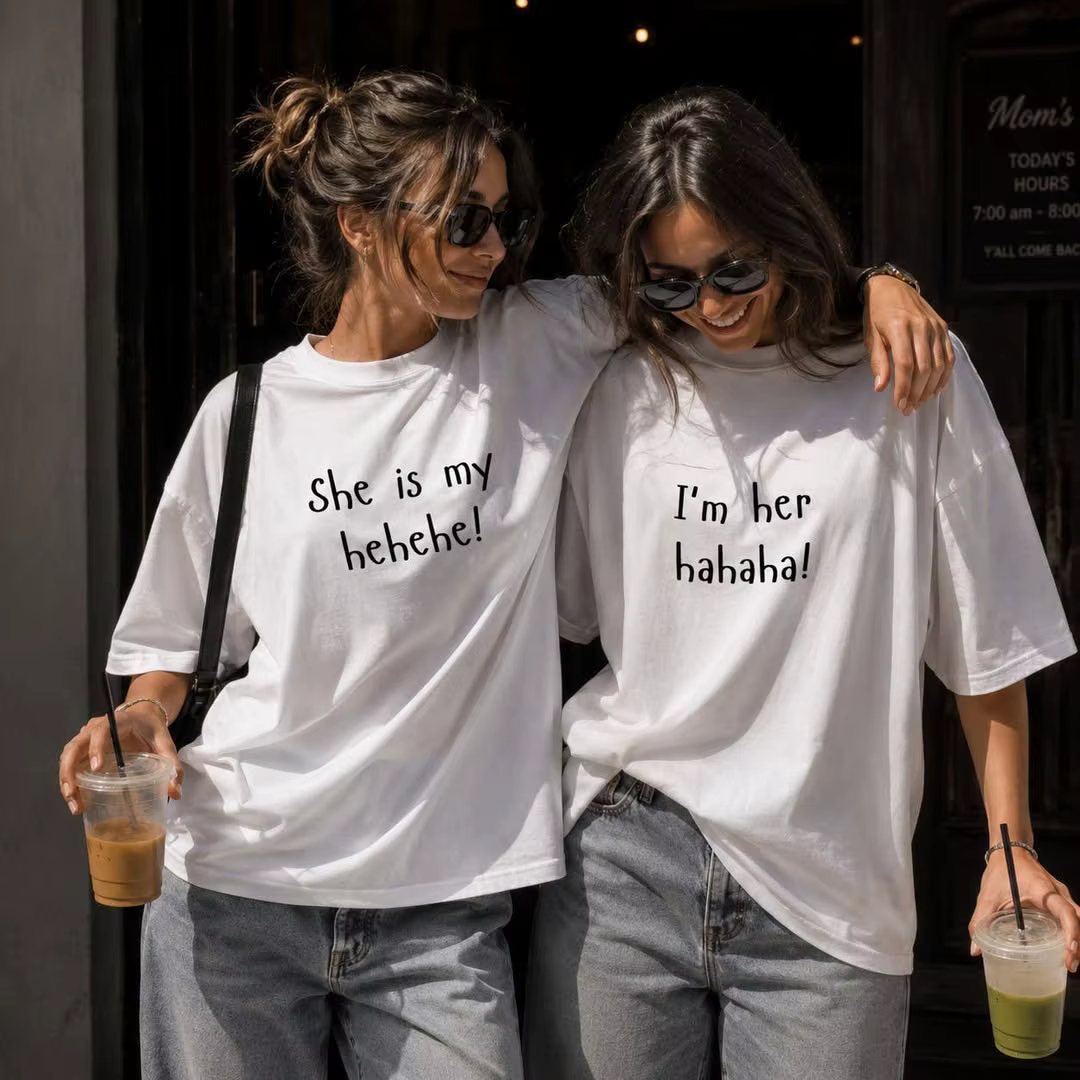 T-shirt assorti pour meilleures amies