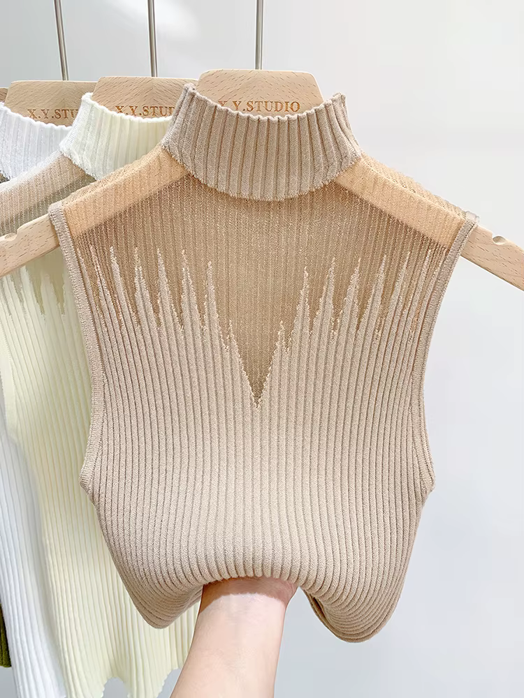 Haut tricoté en maille pour femmes