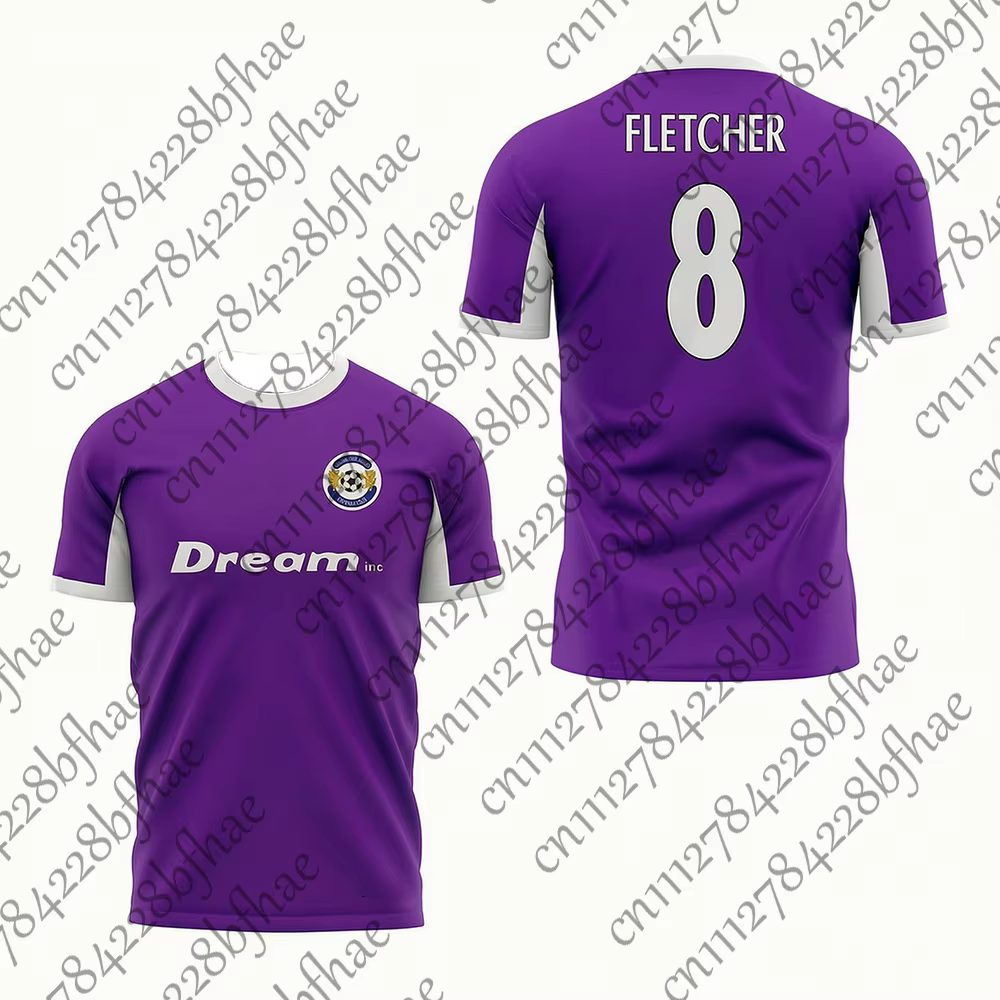 Maillot de football rétro unisexe Harchester United, vintage, Fletcher 8 11 Davenport Movie Dream Team, maillot de sport parent-enfant