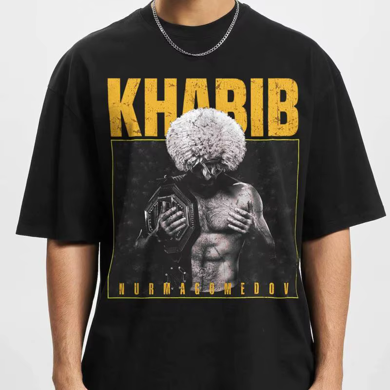 T-shirt Vintage Style bootleg Khabib Nurmagomedov Vi