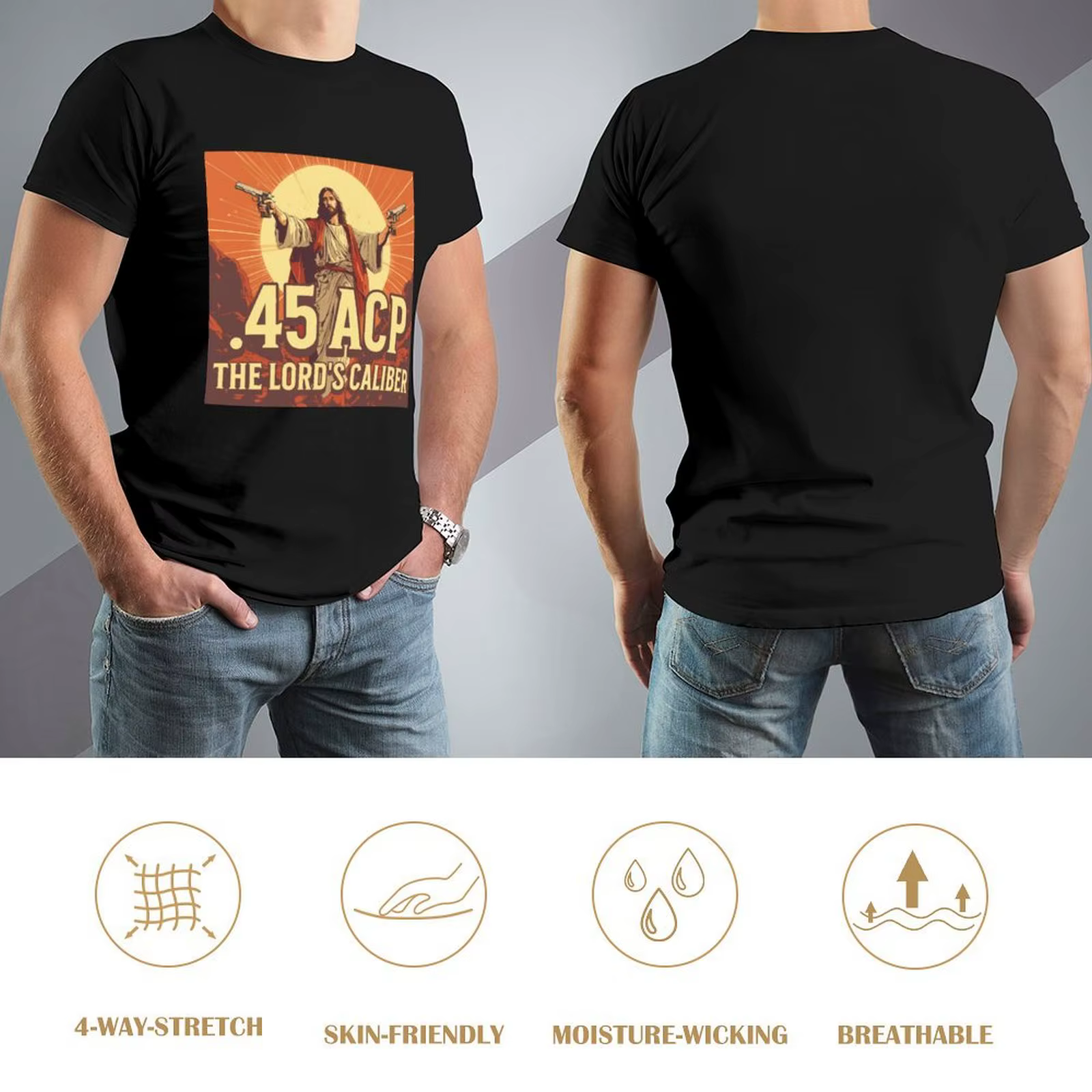 T-Shirt du décent bre du Seigneur 45 pour Homme