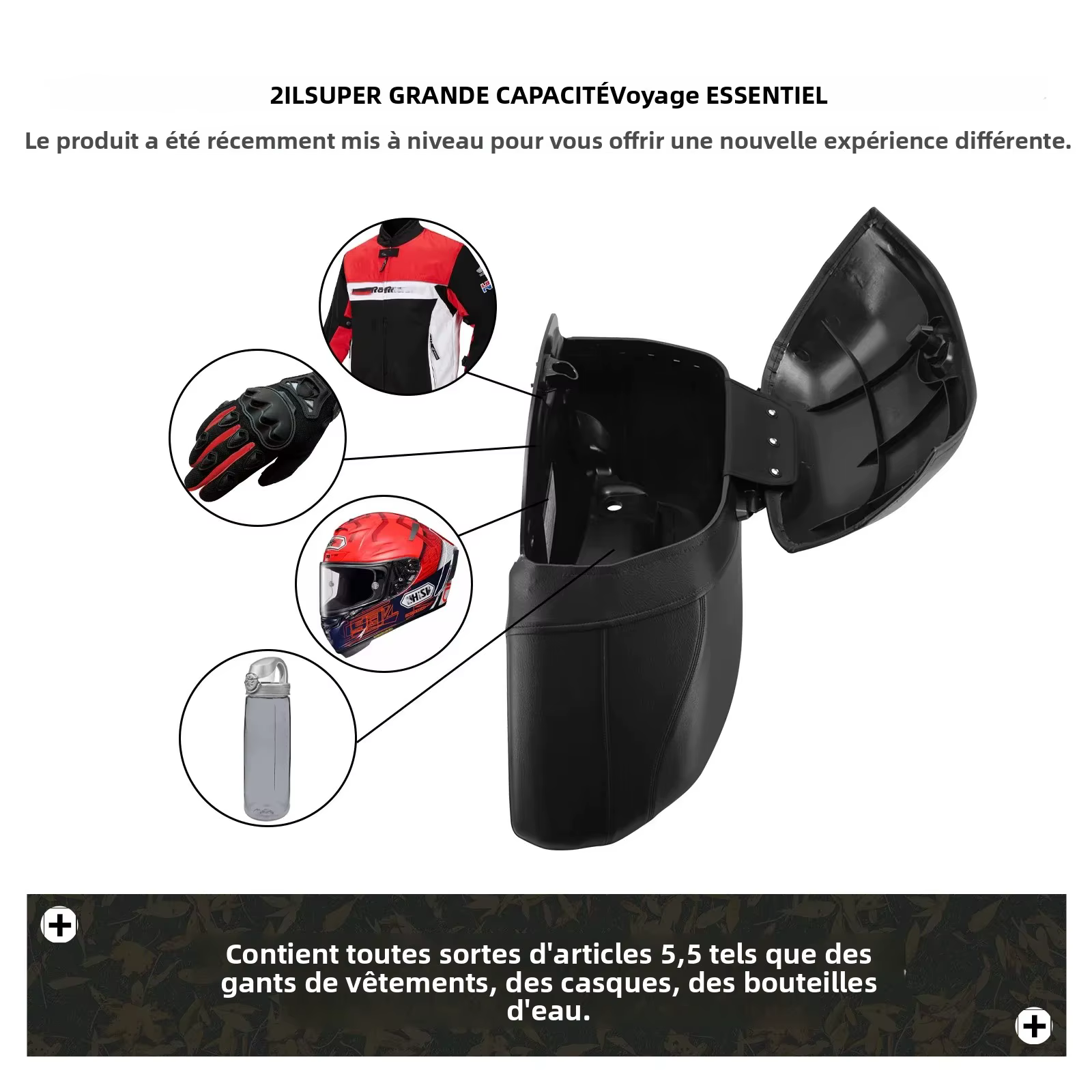 Sacs rigides pour moto