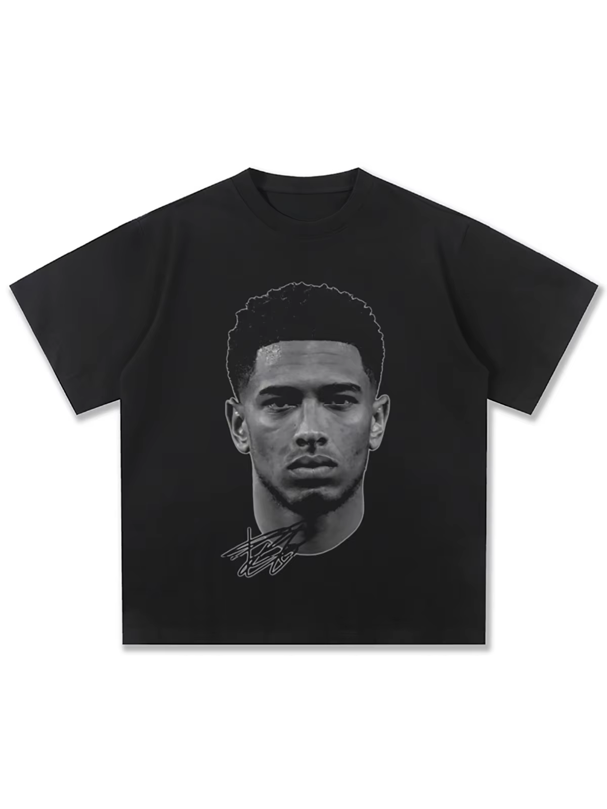 T-shirt pour homme avec impression de la figure de Bellingham, haut décontracté à col rond et manches courtes, pour les fans de football, grandes tailles S-6XL