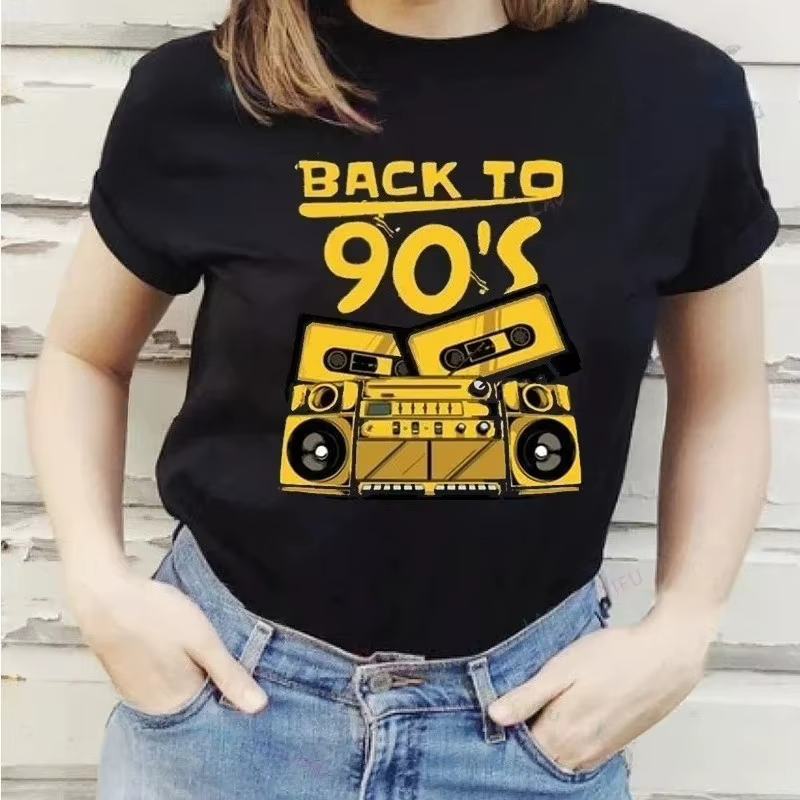 T-shirt « Back To 90s I Love 90 » - Né dans les années 80