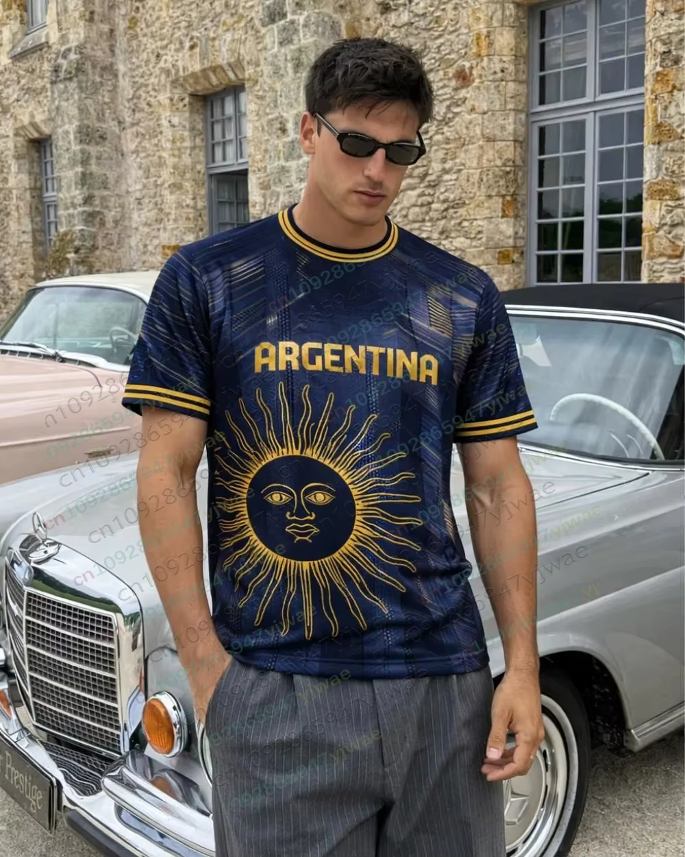 Maillot de football Argentine tendance pour couple