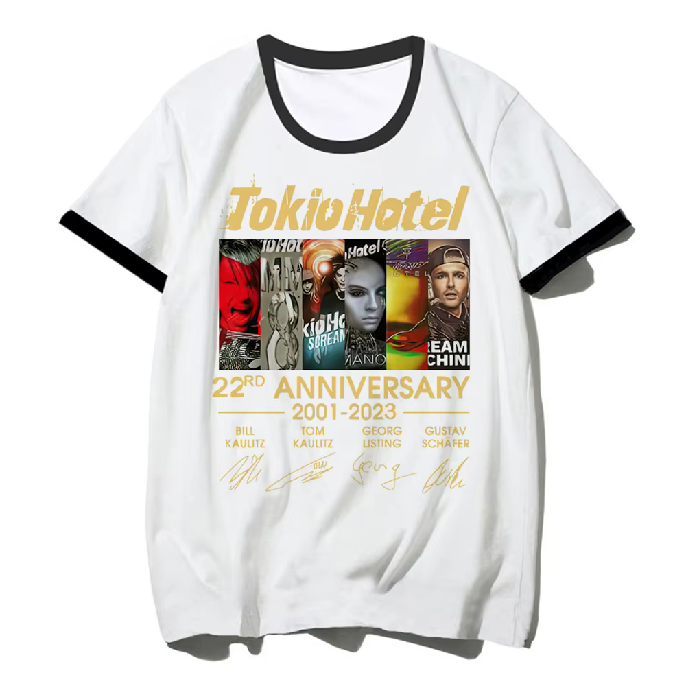 Tokio Hotel Tee femmes manga drôle designer t-shirt fille anime vêtements