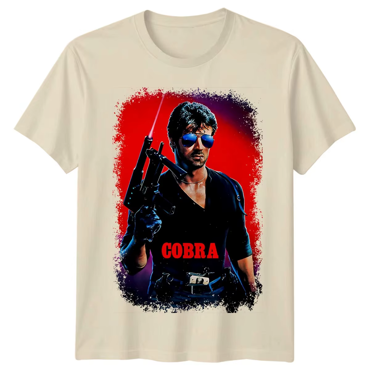 T-shirt Cobra 1986 rétro pour hommes et femmes