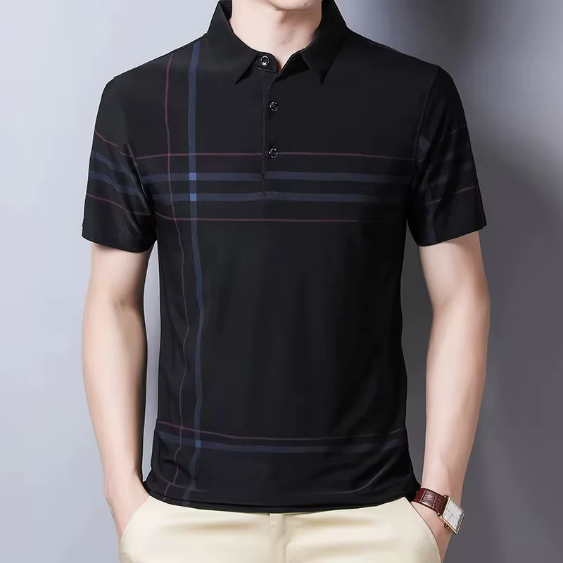 Polo à manches courtes pour hommes