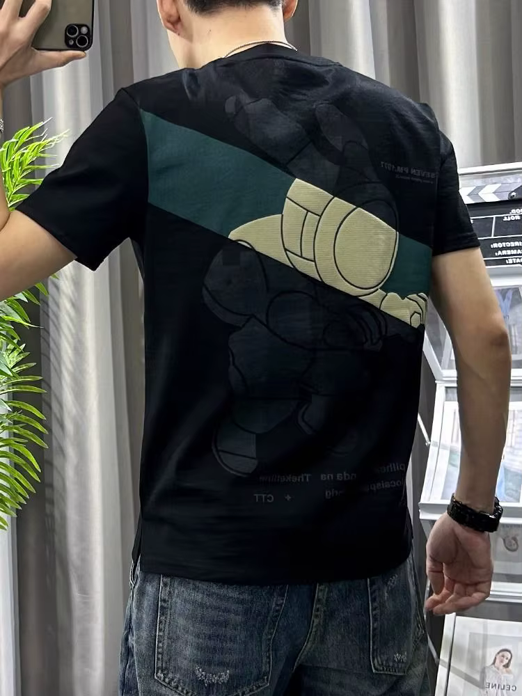 T-shirt en Lin Blanc pour Homme