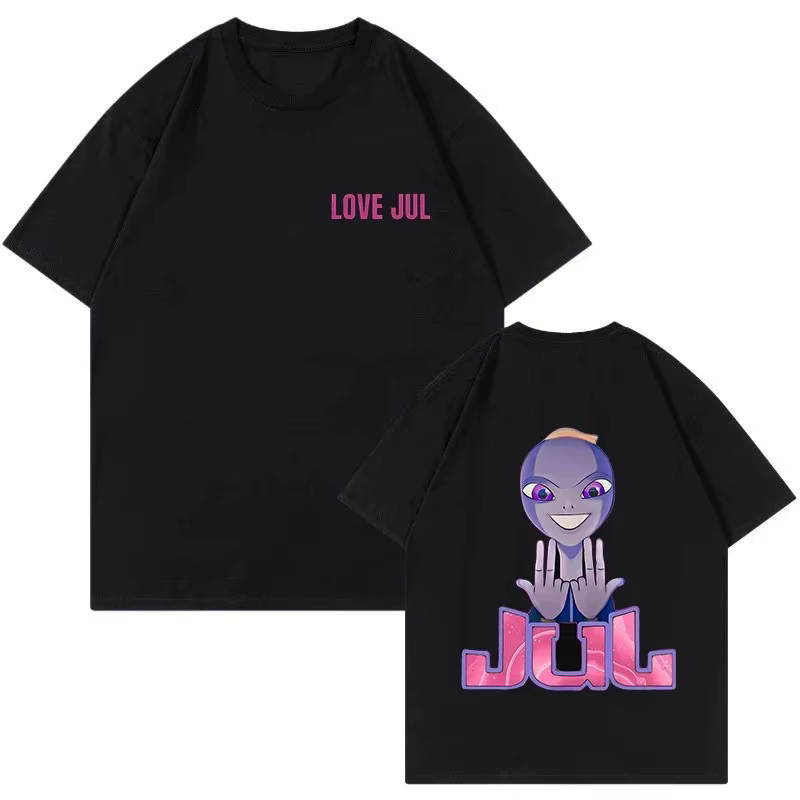 Nouveau T-shirt graphique vintage Rapper Jul pour hommes et femmes