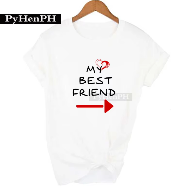 Mon meilleur ami 2T-shirt tendance lettre Inha