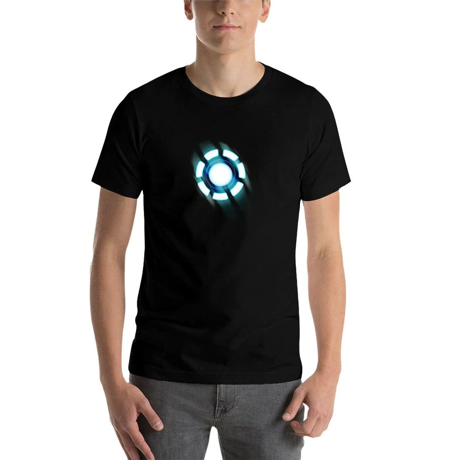 T-shirt Arc Reactor, coupe classique, uni