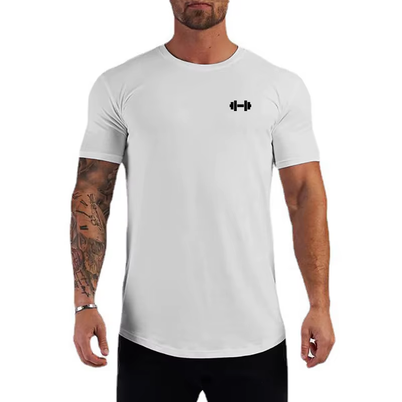 T-shirts de course d'été en coton respirant