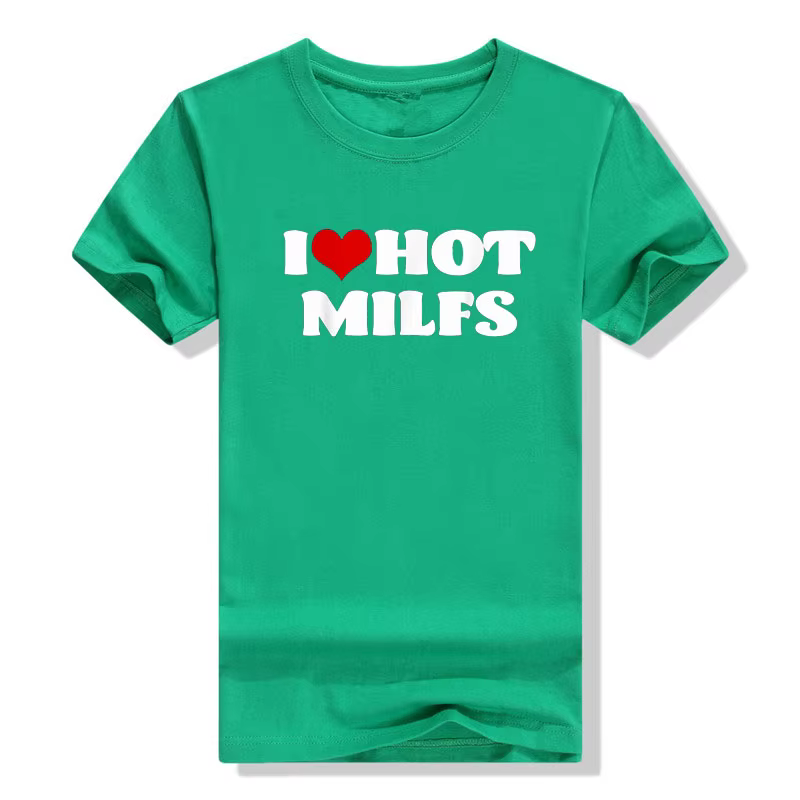 T-Shirt I Love Milelasticity lettres imprimées