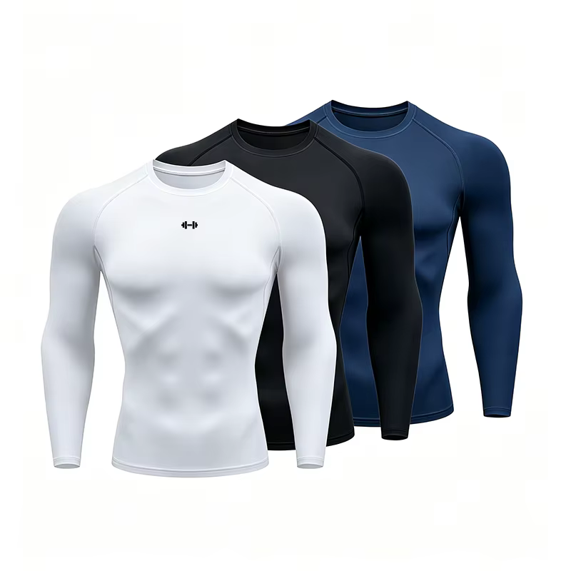 T-shirt de sport moulant pour homme à séchage rapide