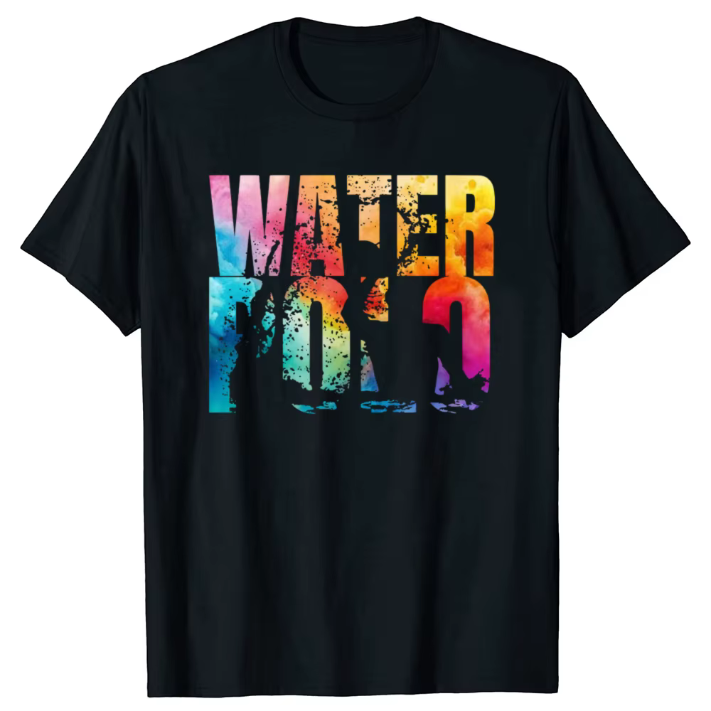 T-shirt Water Polo Homme et Femme, 100% Coton, Décontracté, à la Mode