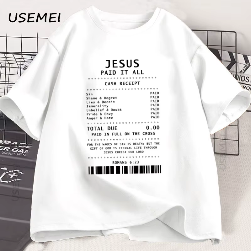 Jésus payé tout T-Shirt chrétien