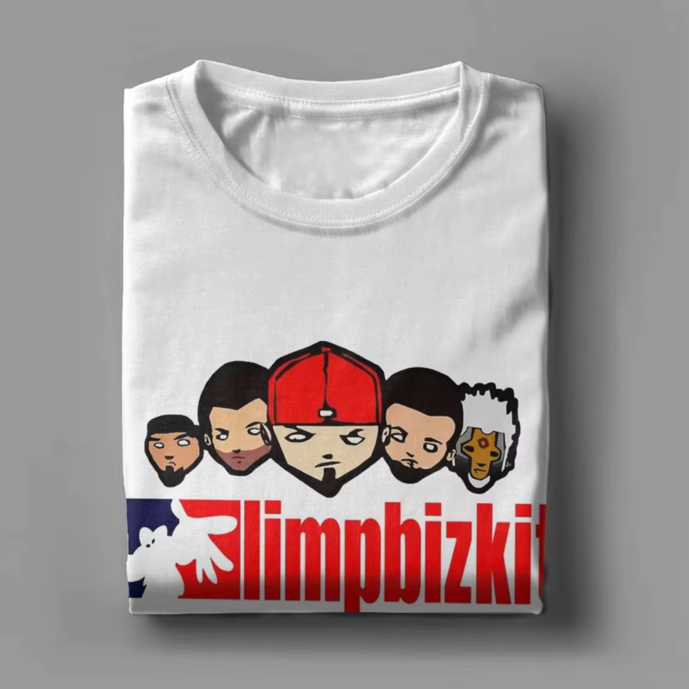 T-shirt imprimé Limp Bizkit pour hommes et femmes