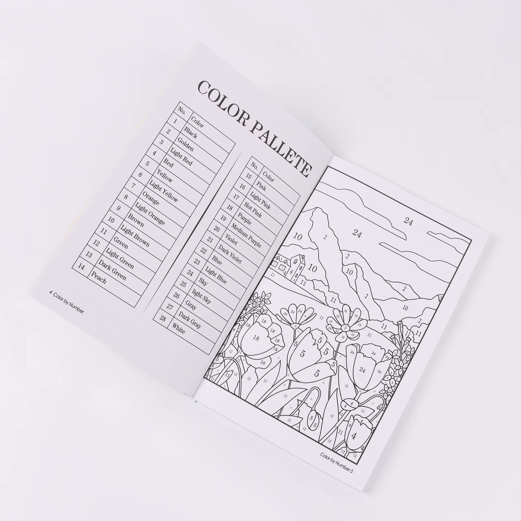 Coloriage par numéros pour adultes : relaxation et soulagement du stress