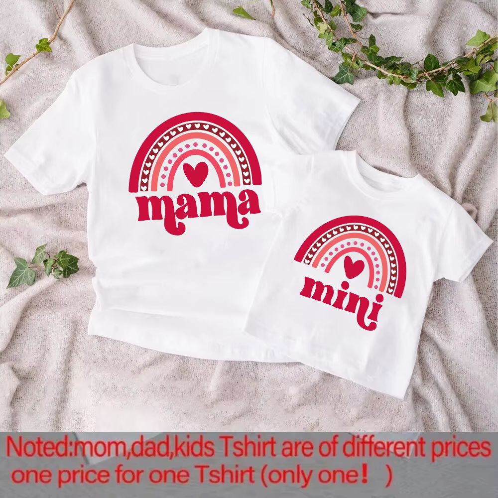 T-shirt imprimé Mama Mini Coffee Milk pour filles